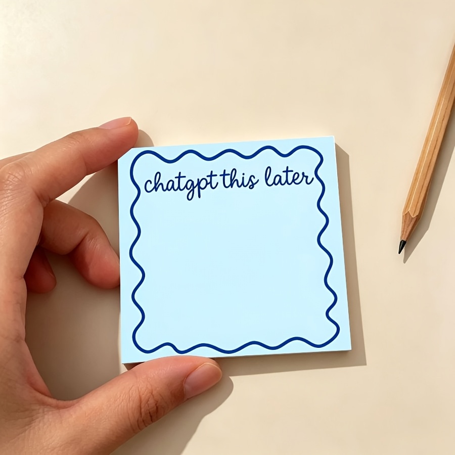Office Tech Gifts - Lot de 2 blocs-notes adhésifs bleus