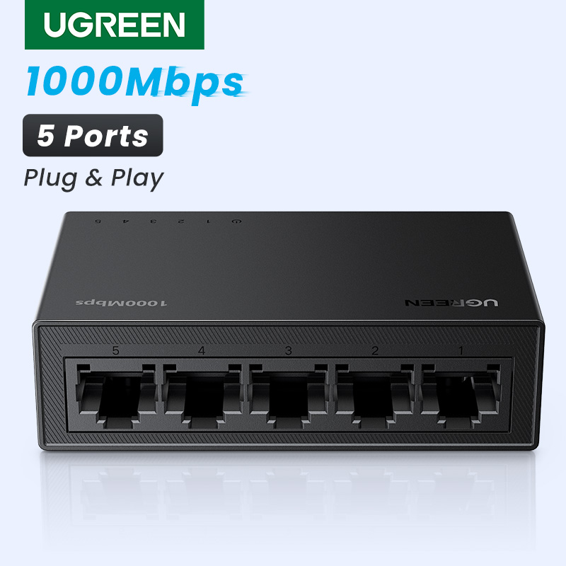 Power Over Ethernet - UGREEN-Mini commutateur Ethernet 1000Mbps, extension de