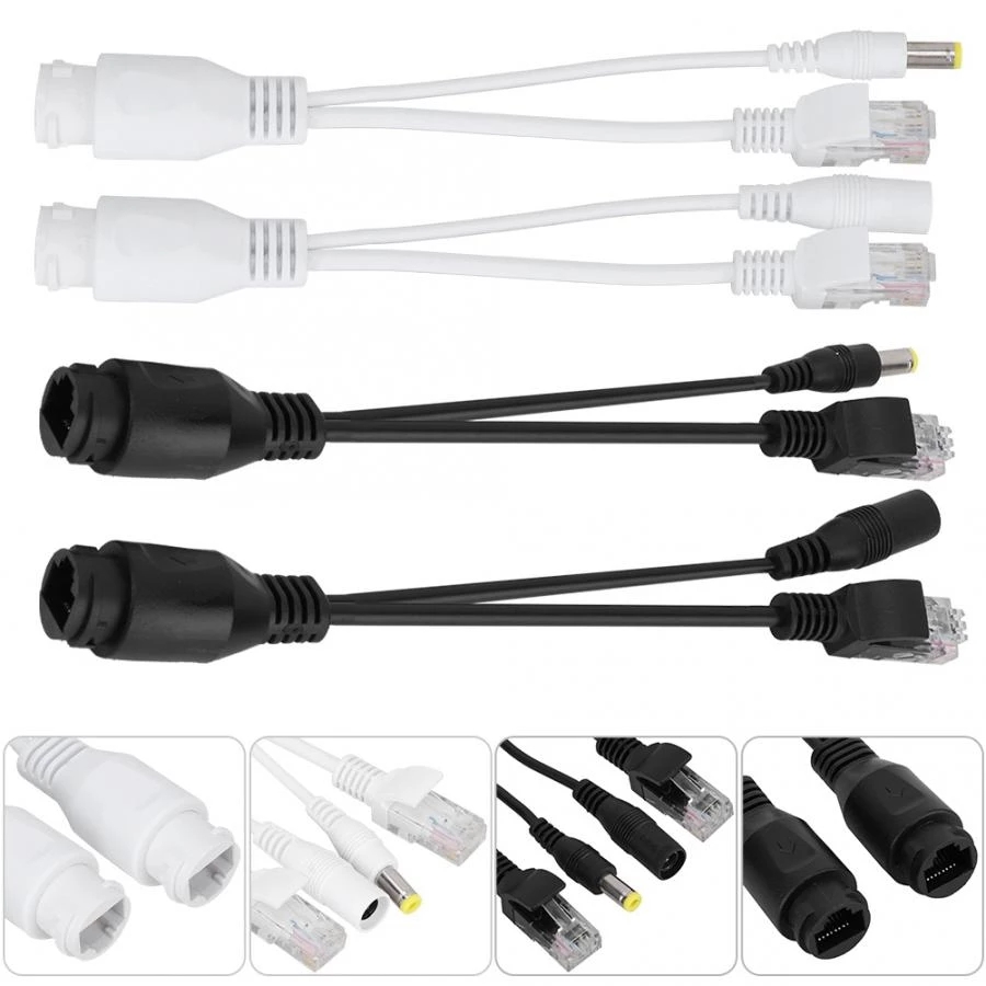 Power Over Ethernet - Câble adaptateur Ethernet POE pour caméra