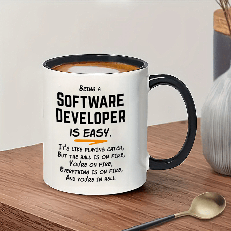 Office Tech Gifts - Mug en céramique 11oz avec humour