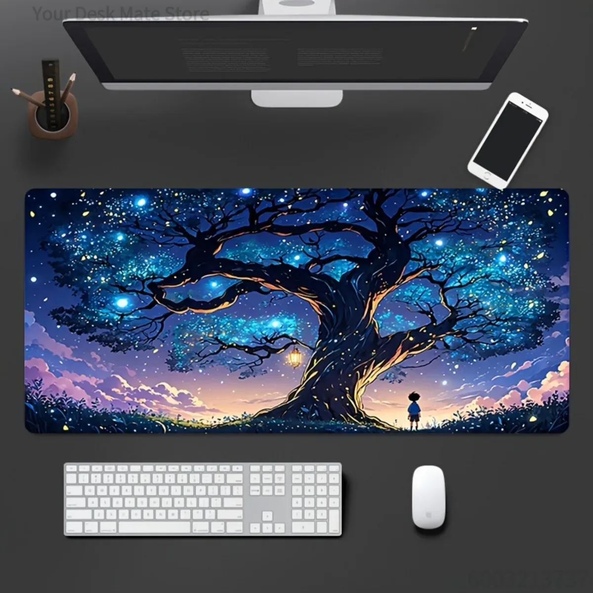 Office Tech Gifts - Tapis de bureau gaming en caoutchouc