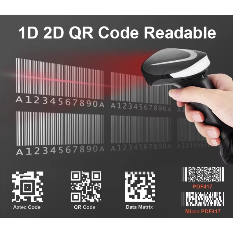 Lecteur de codes-barres 1D 2D  - Barcode Scanner 2D avis et prix