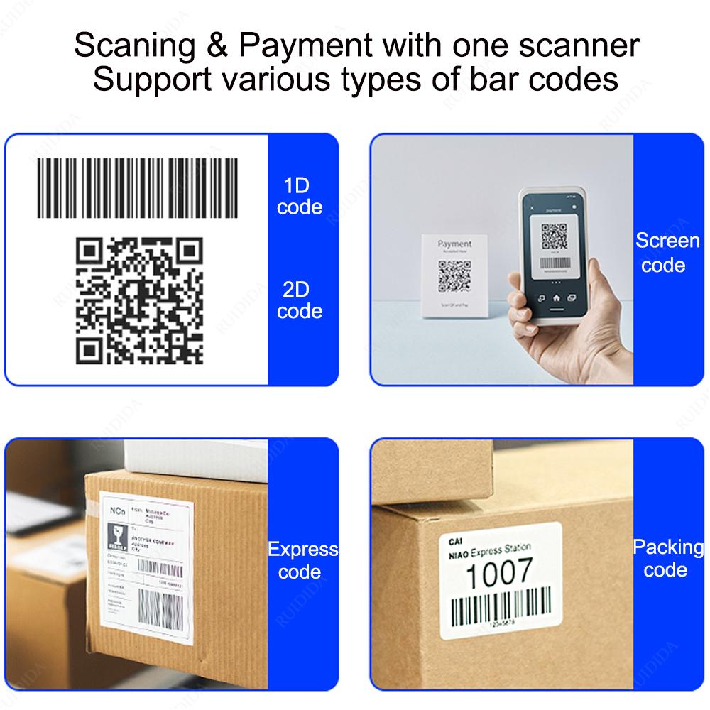 Lecteur de codes-barres 1D 2D  - Barcode Scanner 2D avis et prix