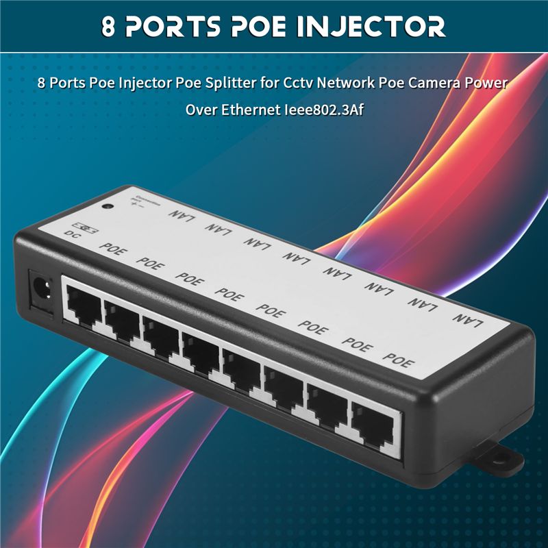 Injecteur PoE PHILE-8 ports, s - Power Over Ethernet avis et prix